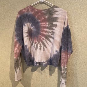 Multicolored cropped tee